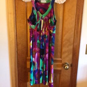 Bright beautiful Calvin Klein dress